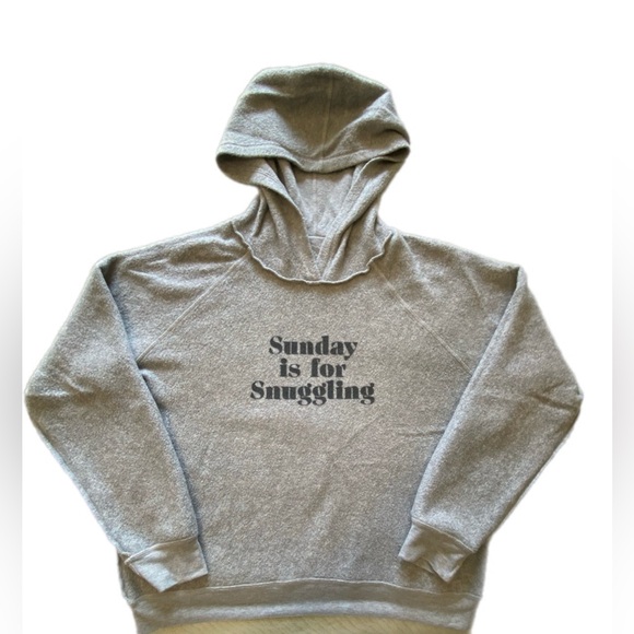 Project Social T - Sunday is for Snuggling/Saturday is for Shopping hoodie - Picture 2 of 7